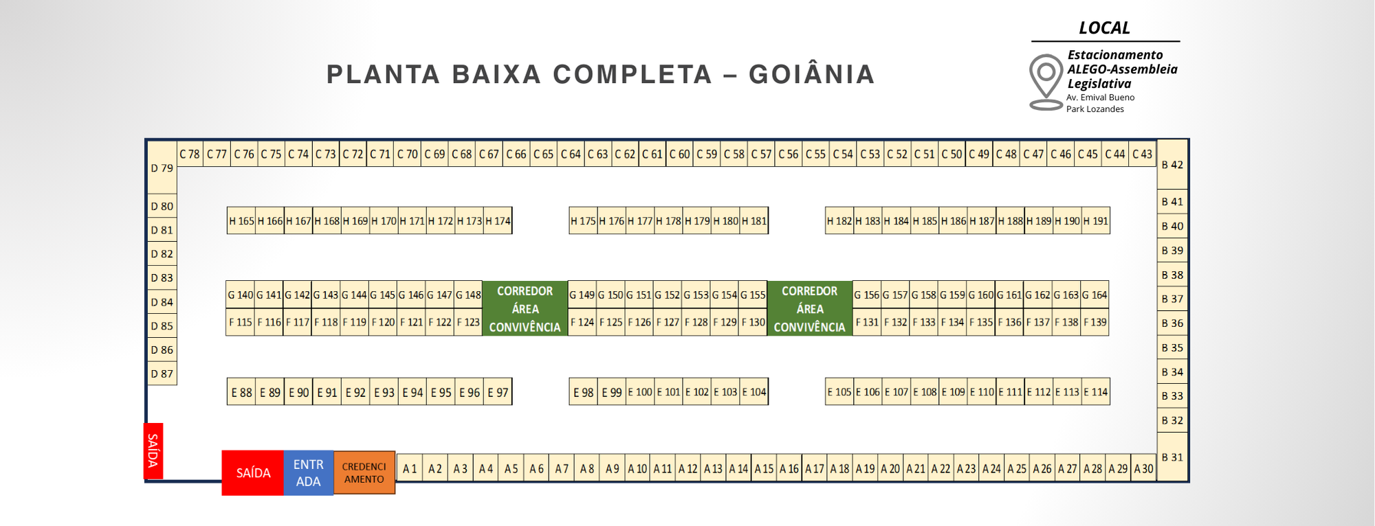 Mapa do Evento