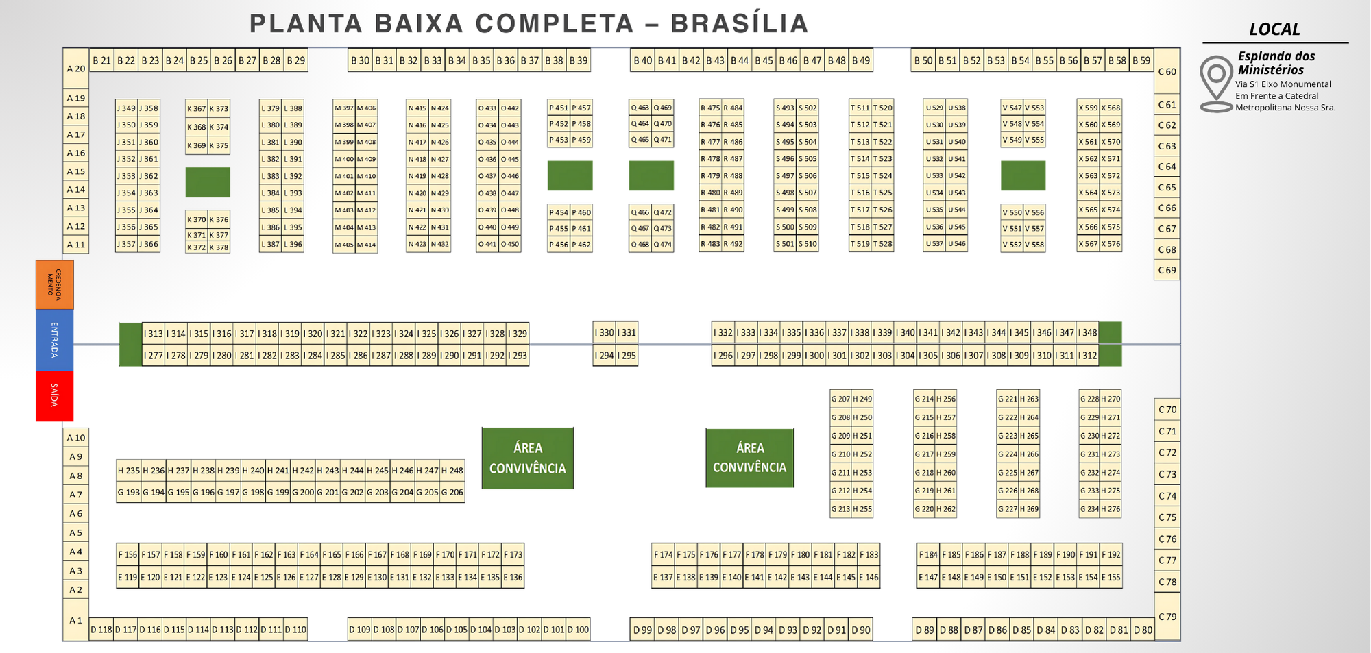 Mapa do Evento